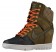 Nike Dunk Sky Hi Sneaker Boot Femmes chaussures de course vert foncé/noir FSY779